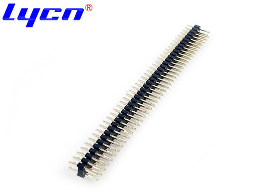2.54mm Pitch Double Row Pin Header Connector Current Rating 3.0A