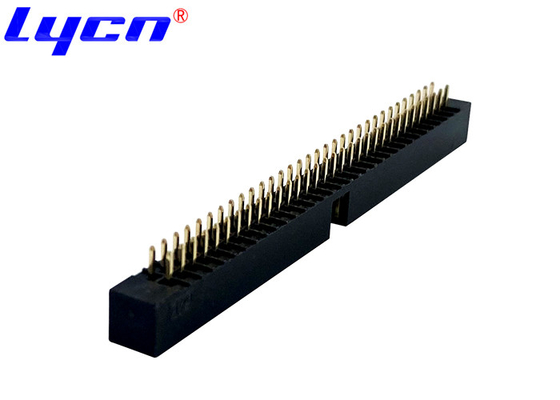 1.27mm Communication Box Header Connector DIP Black For PCB Board