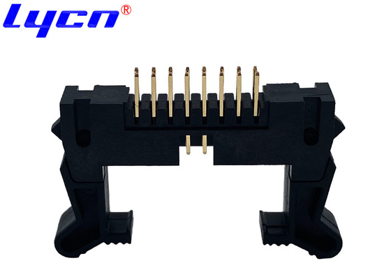 PBT Black Ejector 2.0 Mm Pitch Header Long Latch 94V-0 AU Or Sn over Ni