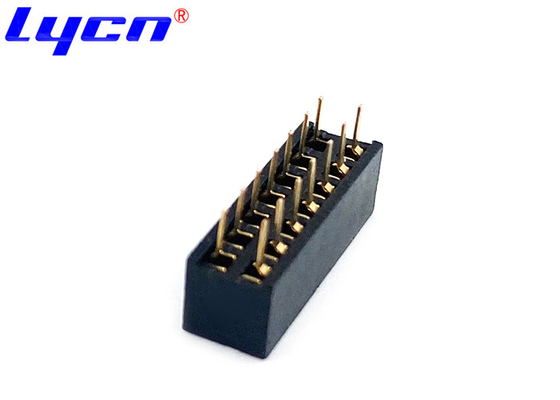 1.27mm Pitch Female PCB Header Height 3.4mm With Minimum Holding Force 0.4KGF