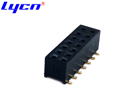 2.54mm Pitch SMT Female Header Connector Degree Of Heat Resistant 210s