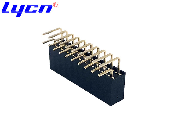 2.54mm H=8.5mm Double Row Header Connector Convex Point PCB Female Header