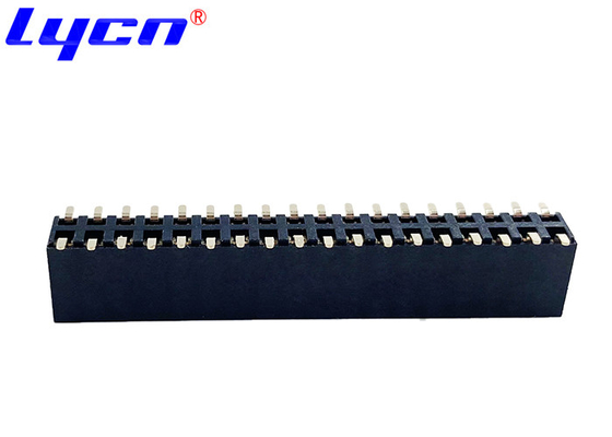 Height 8.5mm Pitch 2.54mm Female Connector Insulator Material PA6T For PCB board