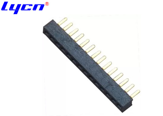 Height 4.3mm pin header connector female Single Row Phosphorous Bronze Contact Material