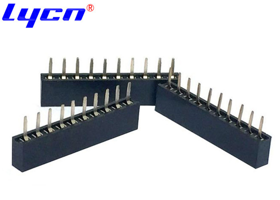 DIP 180 Degree Straight Female Header 5.0mm Height U Type Terminal