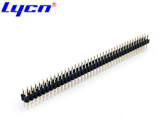 2.54mm Pitch Double Row Pin Header Connector Current Rating 3.0A