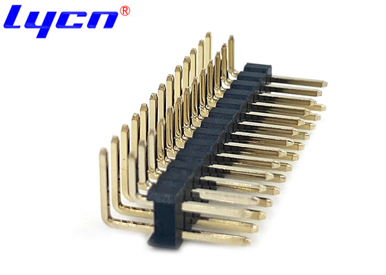 Brass Pin Header 2.54 Right Angle