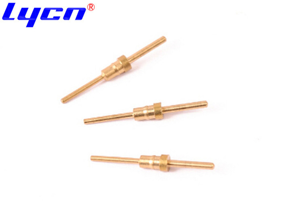 Brass PCB Circuit Board Pins 1.8mm With Gold Plated Nickel Plated