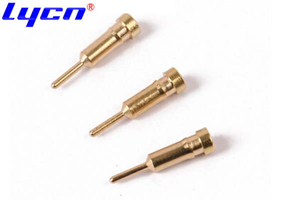 1.83mm Brass Nickel Gold Plated Connector Pins For PCB Circuit Board