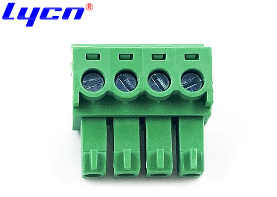 Pluggable Female Terminal Block 3.81 Mm 1×4P Straight Without Flange