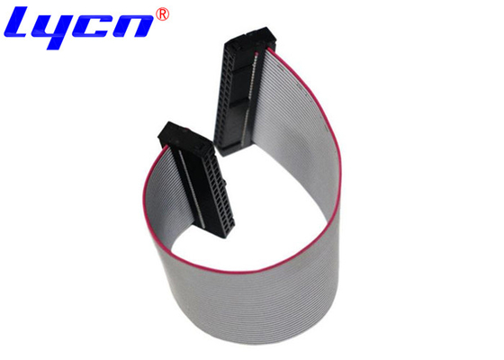 Electronic Grey Flat Ribbon Cable 1.27 Mm Pitch IDC 20 - 2000mm Length