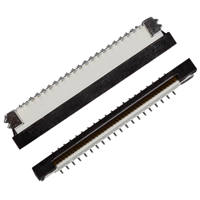 Matte SN LCP 94V-0 Lycn FPC Connector 0.5mm Pitch SMT Contact With Lock
