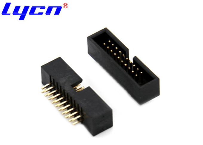 2.54mm Double Row Header Connector DIP 180 Degree For PCB Board End