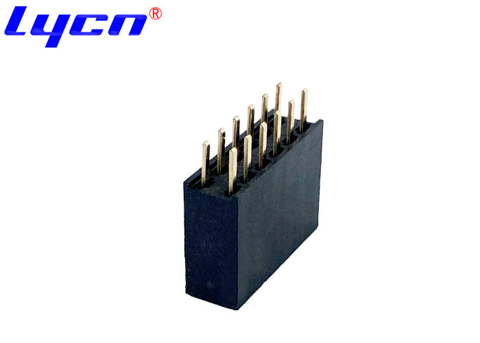 Y Type Terminal 2.54 Mm Pitch Female Connector Height 11.0mm 3.0 AMP