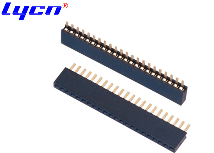 Contact Resistance Female Header Connector 2.0mm Pitch Single Row 30mΩ Max