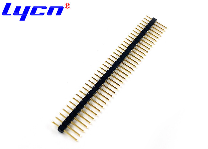 2.0mm Pitch Male Pin Header Connectors Single Row Withstand Voltage 500V