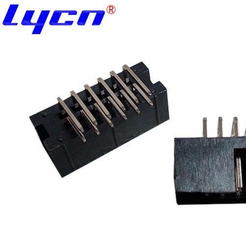 180 Degree DIP 2.54Mm Box Header 90 Degree Bend 1000mohm Min Resistance