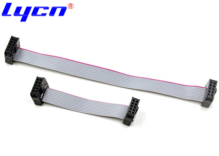 2×5 Pin 2.54mm Pitch Flat Ribbon Cable Double Row Assembly IDC Insulation