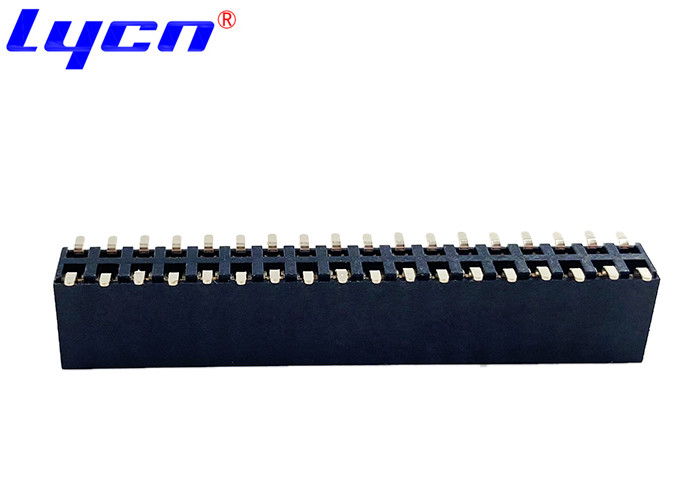 Height 8.5mm Pitch 2.54mm Female Connector Insulator Material PA6T For PCB board