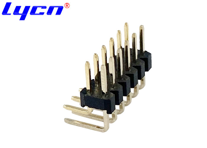 Brass Pin Header 2.54 Right Angle