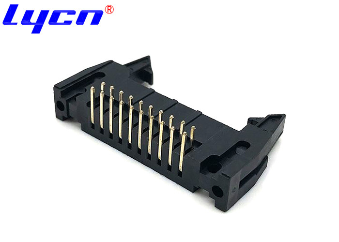 2.54mm Pitch Ejector Header 90° Semi Gold Tin Plating PCB Circuit Board Headers