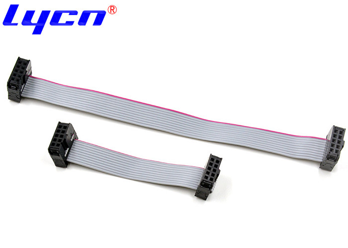 2×5 Pin 2.54mm Pitch Flat Ribbon Cable Double Row Assembly IDC Insulation